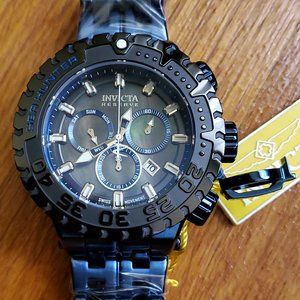 Invicta Sea Hunter Gen III 57mm Reserve Black Bezel Swiss Quartz Men's Watch